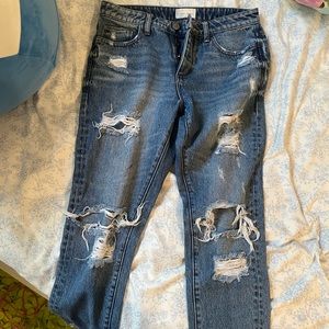 Buckle gilded intent boyfriend jeans